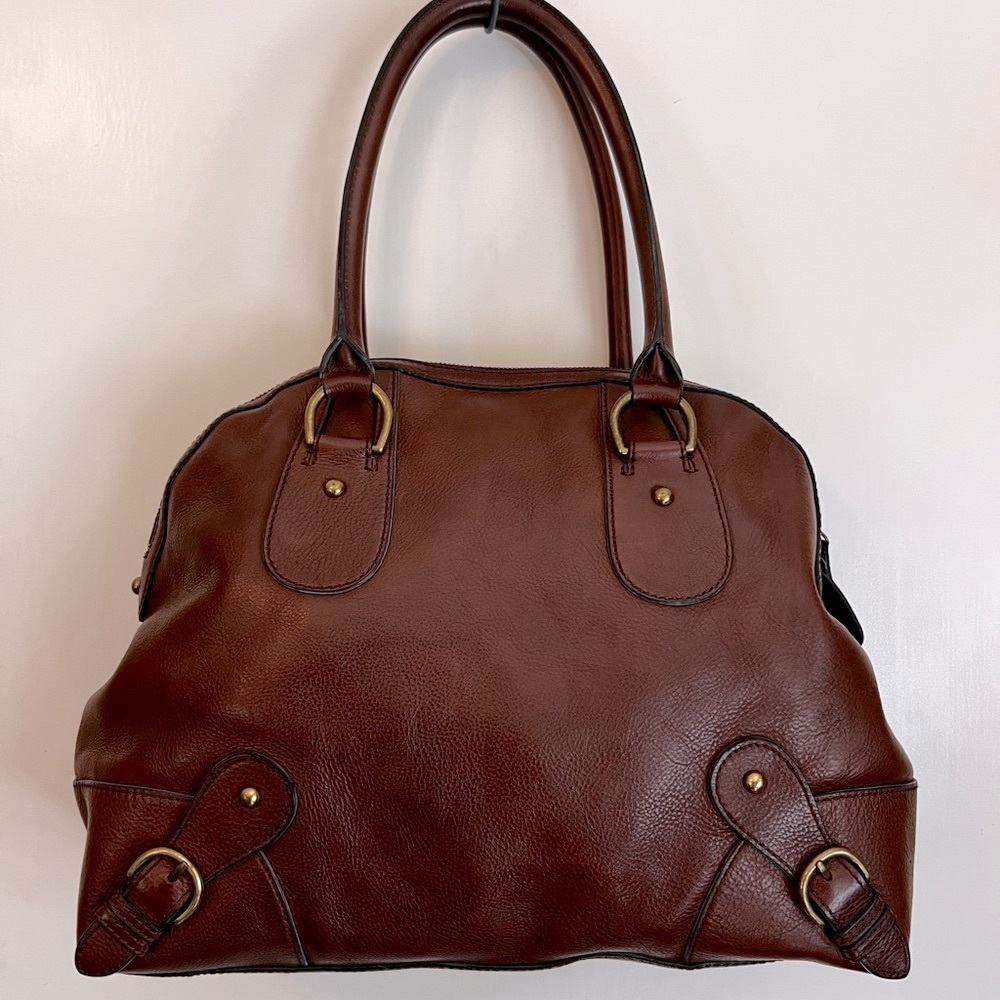 Banana Republic Brown Leather Tote Bag